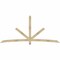 Ekena Millwork Alberta Rough Sawn Timber Gable Bracket, Douglas Fir, 108"W x 49"H x 2"D x 4"F, 11/12 Pitch GBW108X49X0204ALB00RDF - alternate 1